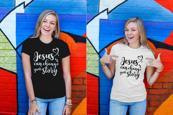 Jesus Can Change Your Story Graphics & T-Shirt Designs