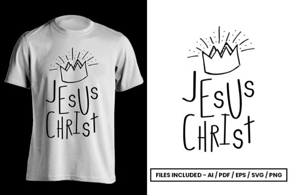 Jesus Christ Vector Design: Graphics & T-Shirt Designs