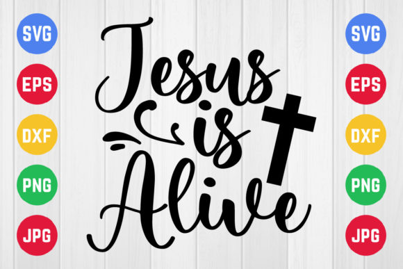 Jesus is Alive T-Shirt Design: Graphics Review
