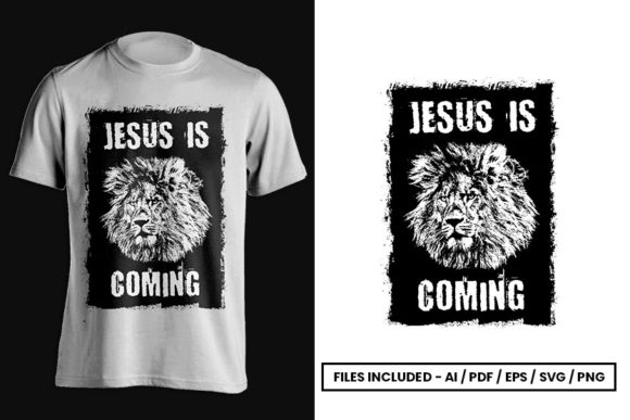 Jesus is Coming Vector T-Shirt Design Review