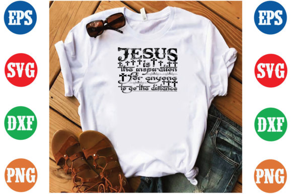 Jesus is the Inspiration for Anyone SVG Graphics