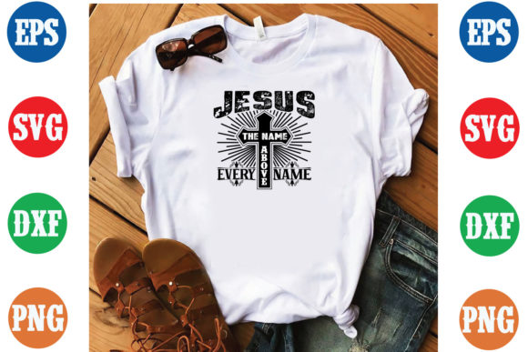 Jesus the Name Above Every Name SVG Graphics
